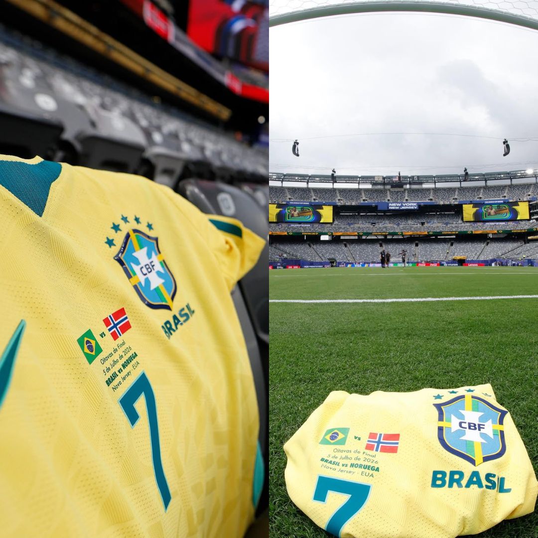 CBF mostra estádio e camisa da Seleção horas antes de Brasil x Noruega