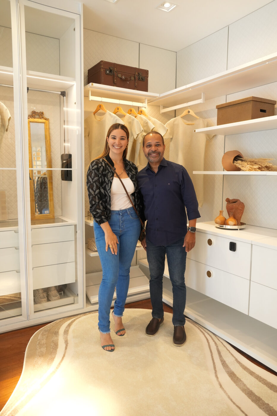 Daniela Alencar e Lázaro Bispo