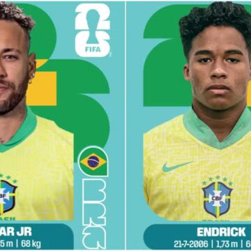 Neymar, Endrick e outras estrelas entram no álbum da Copa; veja quanto custa o kit de atualização