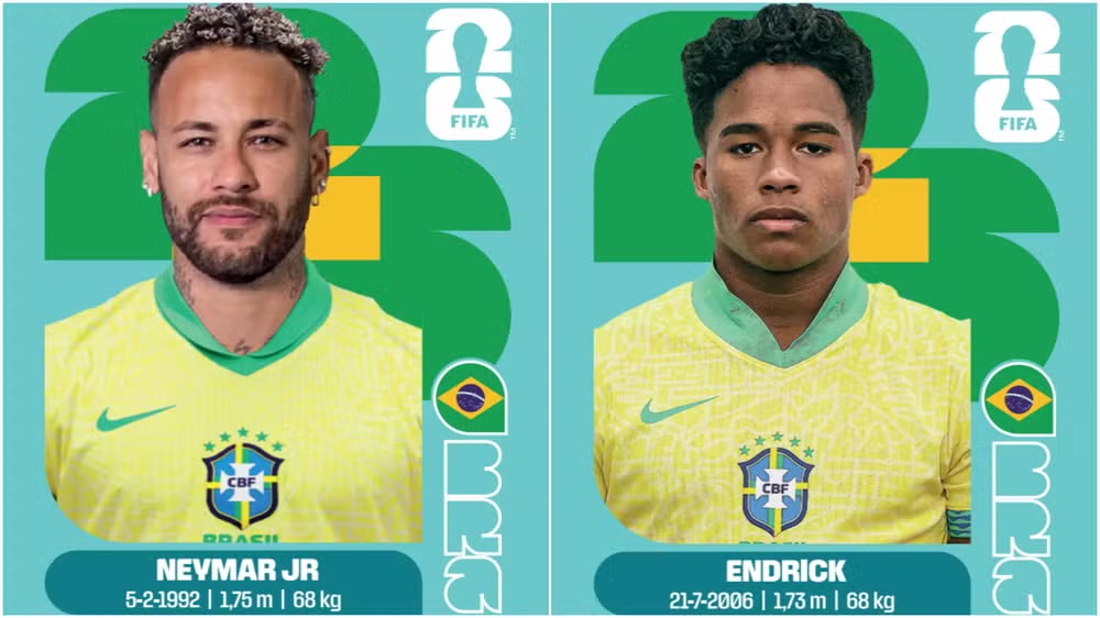 Neymar, Endrick e outras estrelas entram no álbum da Copa; veja quanto custa o kit de atualização