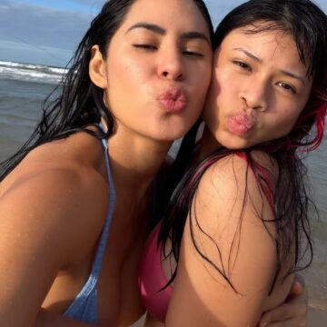 Isabelle Nogueira faz primeira viagem de férias sozinha com a irmã e celebra momento especial
