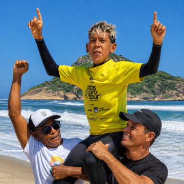 Surfista baiano de 11 anos conquista título latino-americano e vai representar o Brasil em Portugal