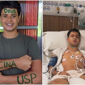 Internado na UTI, baiano aprovado em medicina na USP passa mal de madrugada e fica inconsciente