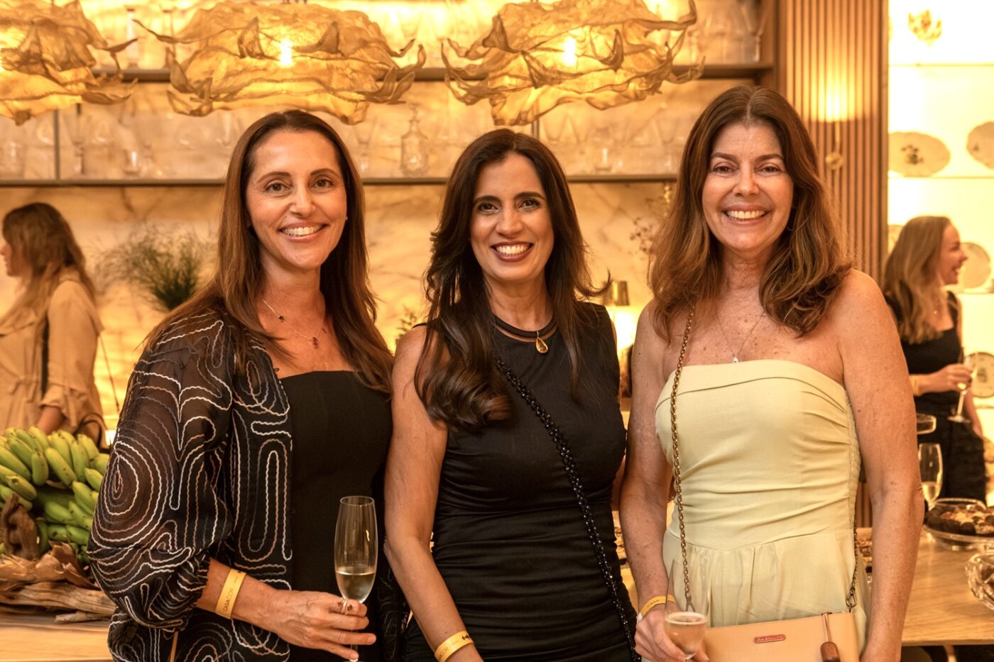 Ticiana Pedreira, Fernanda Bahia e Flávia Dider