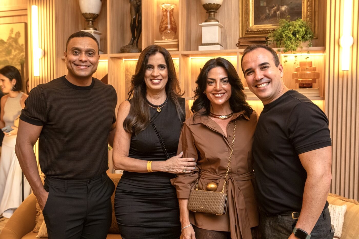 Murilo Alves, Fernanda Bahia, Daniela Lopes e Alex Souza