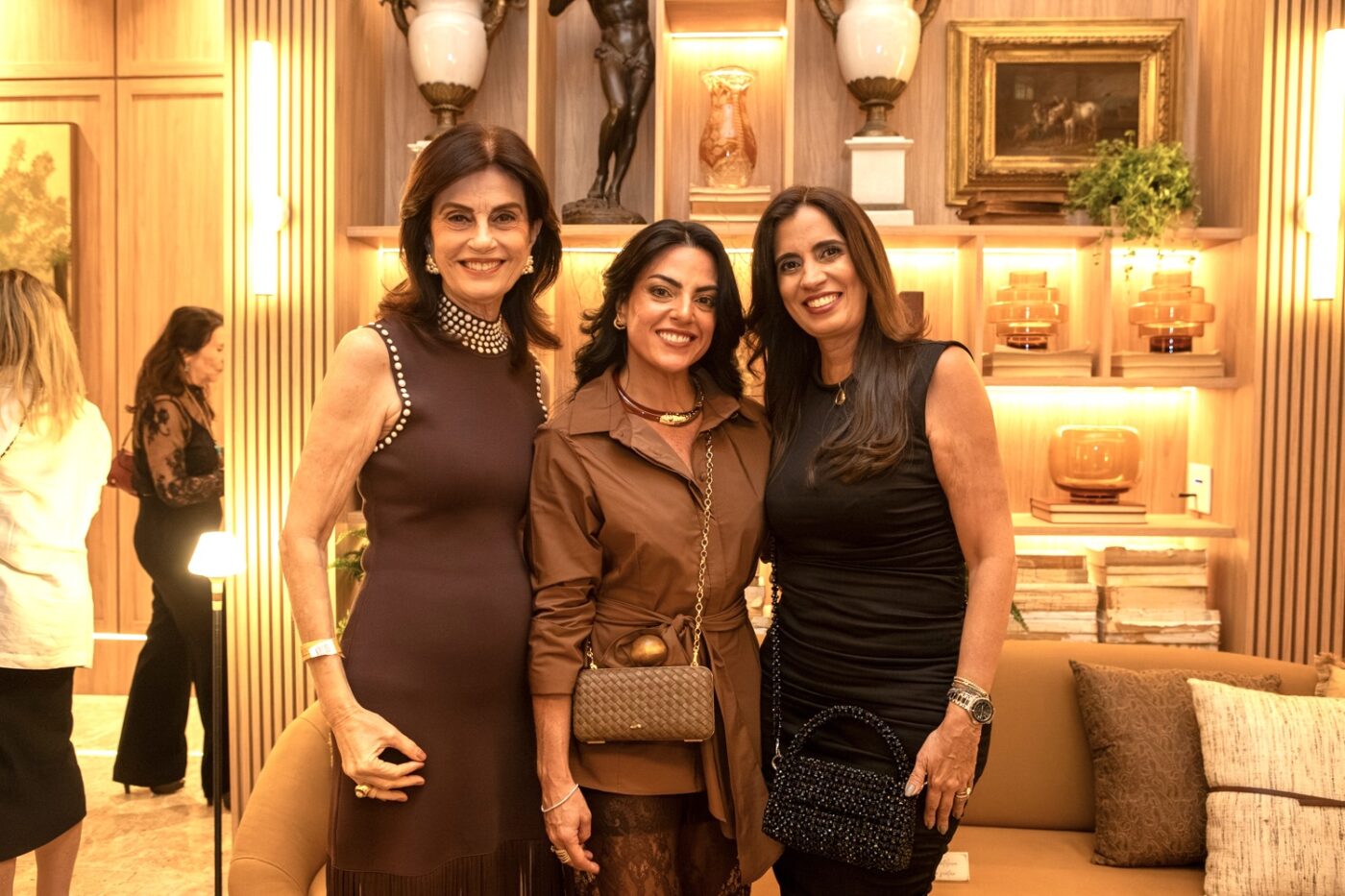 Cristina Calumby, Daniela Lopes e Fernanda Bahia