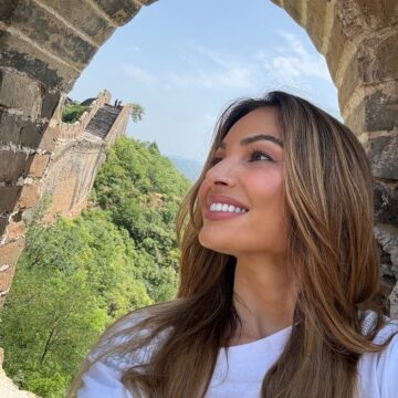 Patrícia Poeta curte temporada de férias na China; veja fotos