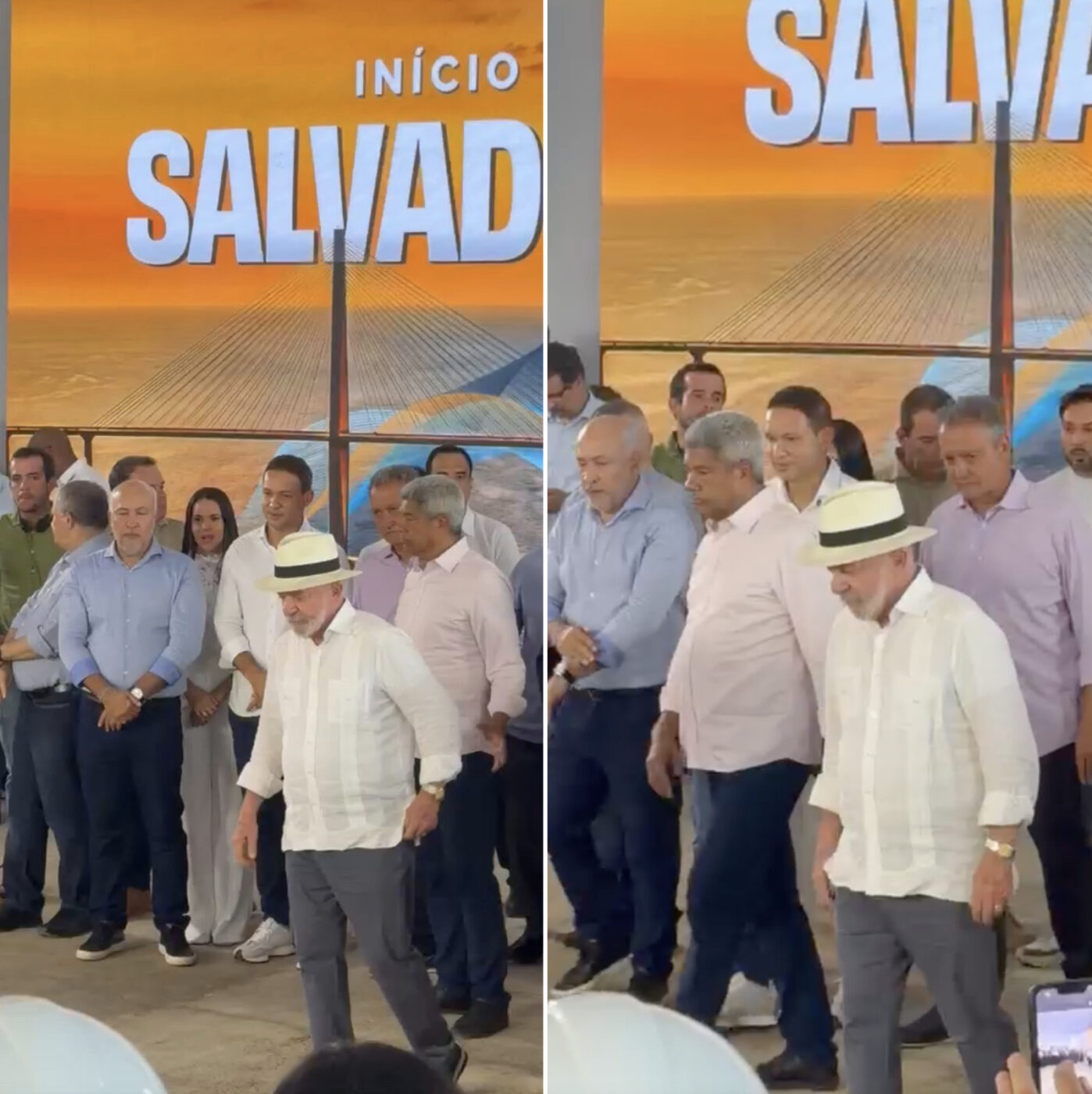 Presidente Lula participa de lançamento das obras da Ponte Salvador-Itaparica em Vera Cruz; vídeos