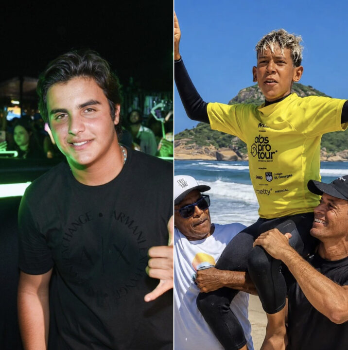 Surfista baiano de 11 anos conquista título internacional e ganha homenagem de Marcelo Sangalo: “Meu cria”