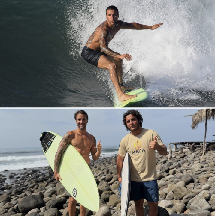 Daniel Cady abre álbum de ‘surf trip’ com o filho Marcelo Sangalo; veja