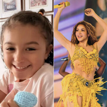 Filha de Lore Improta e Léo Santana ganha mensagem carinhosa de Shakira: “Muito fofinha”