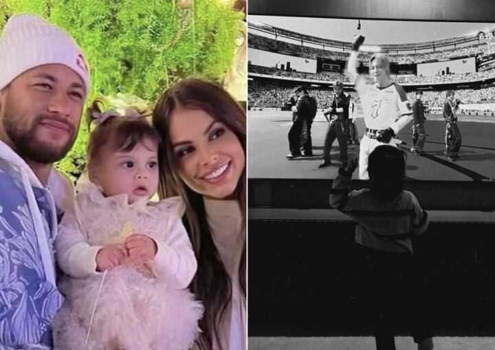 Filha de Neymar rouba a cena ao assistir show do BTS na final da Copa: ‘Deu um pulo’