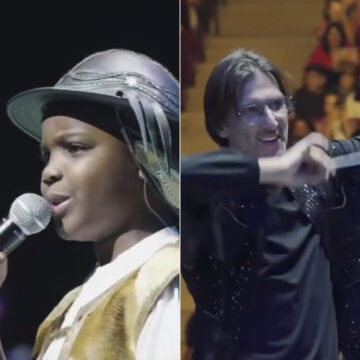 Vaqueirinho baiano emociona após cantar clássico do arrocha com a OSBA no Teatro Castro Alves