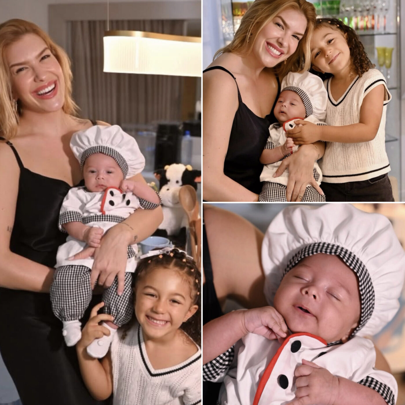 Lore Improta encanta ao celebrar 2 meses de Levi, seu segundo filho com Léo Santana; veja fotos