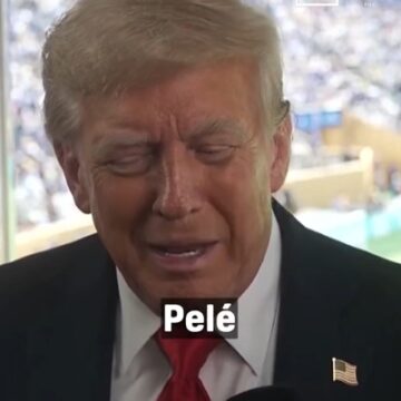Em vídeo, Trump aponta Pelé como maior jogador da história do futebol