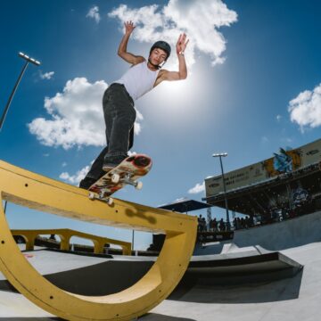 Aos 17 anos, Matheus Mendes brilha na competição que marcou a inauguração do novo Skatepark do Subúrbio