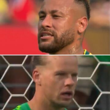 ‘Comigo não, otário’: leitura labial detalha troca de provocações entre Neymar e goleiro da Noruega
