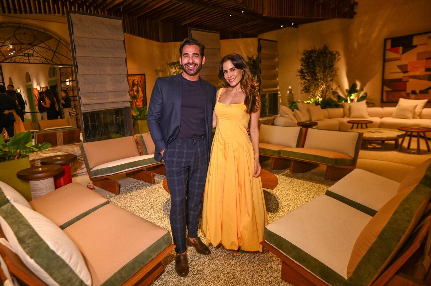 Marlon Gama e Ticiana Villas Boas