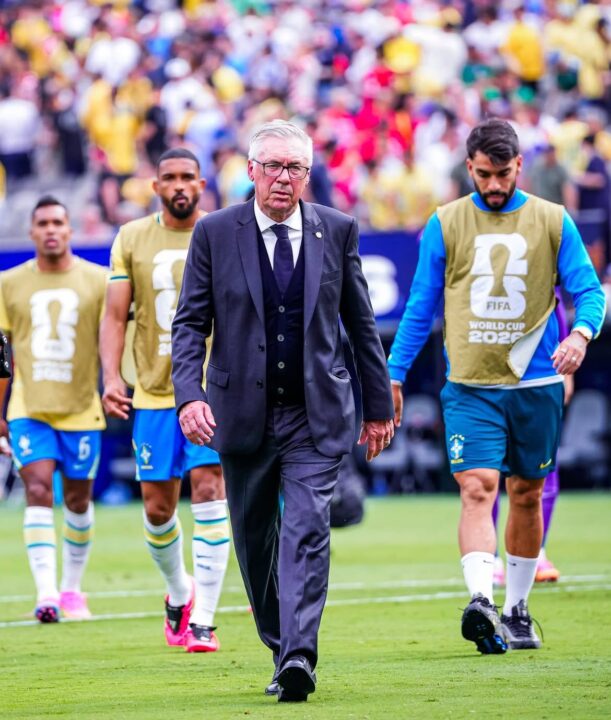 Carlo Ancelotti se pronuncia após eliminação do Brasil na Copa do Mundo: ‘A dor é grande’