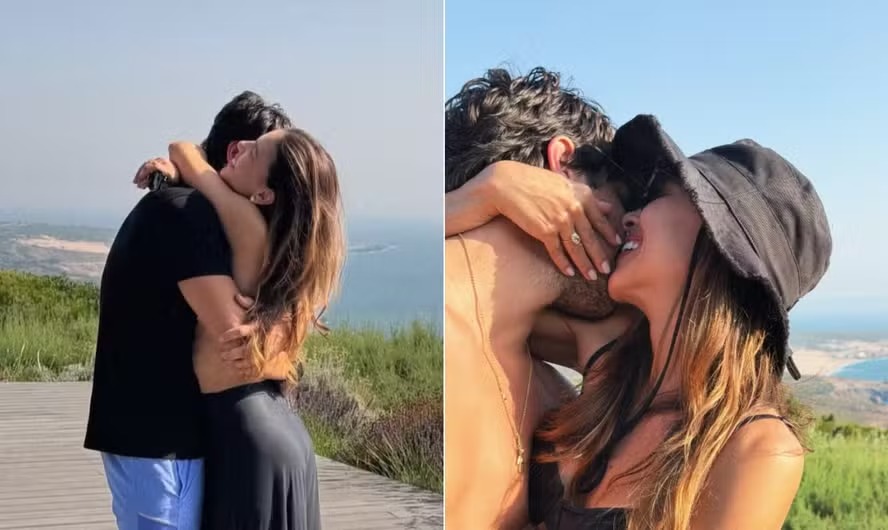 Noivo bilionário de Mariana Rios mostra registro do pedido de casamento: ‘Eu ajoelhei’