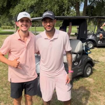 Após eliminação na Copa, Neymar é flagrado jogando golfe nos EUA