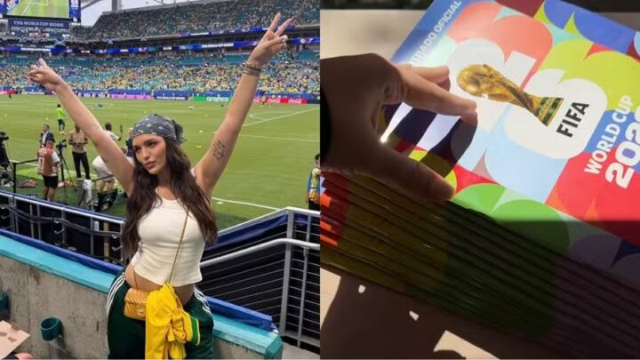 Rafa Kalimann se confunde, erra compra e termina com pilha de álbuns mas nenhuma figurinha