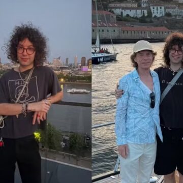 Lucas Jagger viaja para show do pai e brinca sobre divulgar The Rolling Stones: ‘Eles precisam’