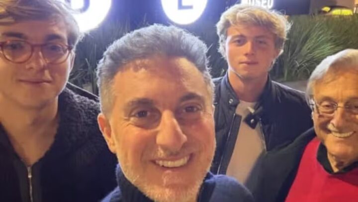 Luciano Huck reúne pai e filhos em viagem a Campos do Jordão para celebrar aniversário de 83 anos