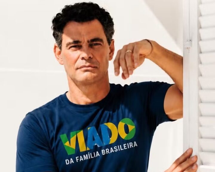 Carmo Dalla Vecchia choca web com camiseta: ‘Viado da família brasileira’