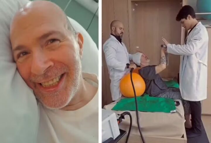 Mingau, baterista do Ultraje a Rigor, mostra evolução três anos após ser baleado na cabeça