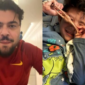 Dupla de Zé Neto, Cristiano atualiza estado de saúde do filho de 3 anos picado por animal venenoso