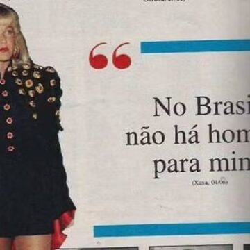 Xuxa revela origem da frase ‘no Brasil não há homem para mim’; entenda