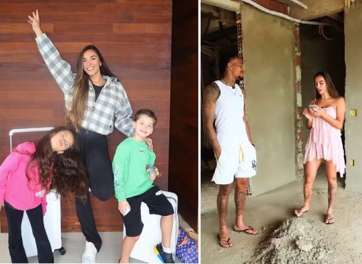 Grávida, Tainá Militão prepara mudança para Madri e supervisiona obras de duas mansões