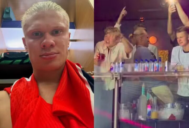 Erling Haaland curte boate em Miami após ser eliminado da Copa do Mundo