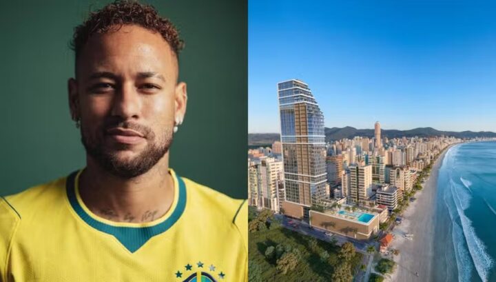 Prédio de Neymar em Itapema entra em reta final de construção; veja projeto