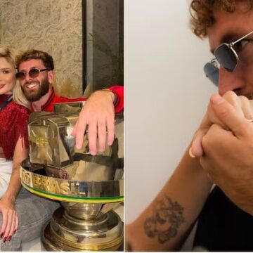 Noivos, Léo Pereira e Karoline Lima vão morar na Europa após zagueiro acertar com o AS Monaco