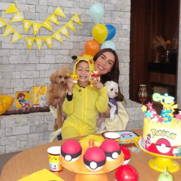 Filho de Bianca Andrade e Fred celebra 5 anos com festa surpresa; veja o tema, bolo e decoração