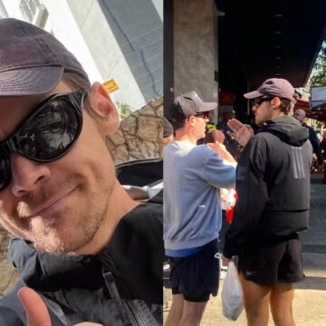 Harry Styles é visto passendo e fazendo compras pela Liberdade, em São Paulo