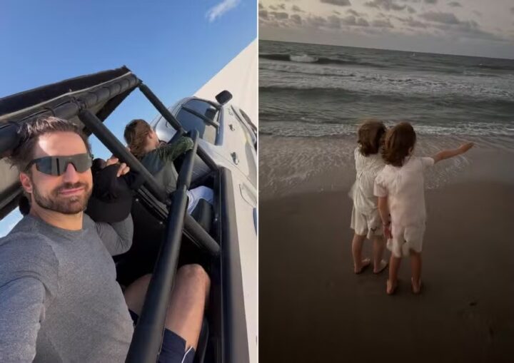Viúvo de Paulo Gustavo, Thales Bretas abre álbum de férias com os filhos do ex-casal no Ceará