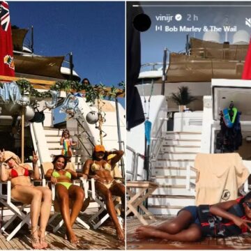 Reconciliação? Vini Jr. publica foto de iate de viagem com Virgínia Fonseca
