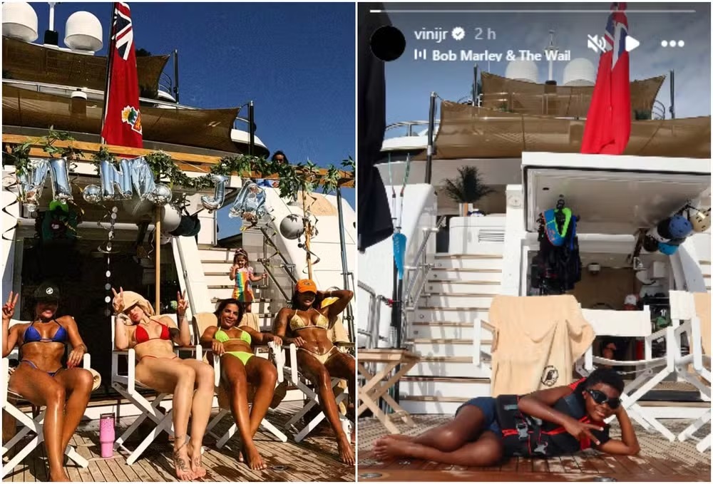 Reconciliação? Vini Jr. publica foto de iate de viagem com Virgínia Fonseca