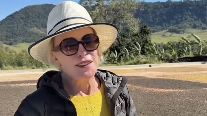 Aos 77 anos, Ana Maria Braga mostra sua produção de café em fazenda no interior