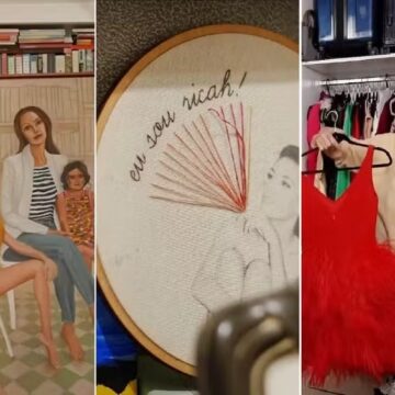 Carolina Ferraz mostra detalhes de apartamento em SP: ‘Doei quase tudo’
