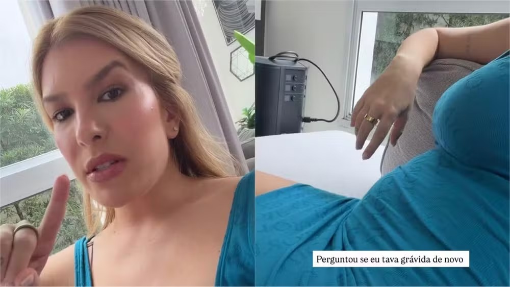 Dois meses após parto, Liz pergunta se Lore Improta está grávida de novo; entenda motivo