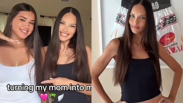 Adriana Lima surge com look igual ao da filha e semelhança impressiona