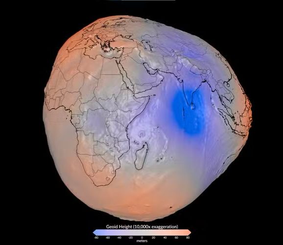 NASA apresenta representação inédita da Terra como geoide após 15 anos de observações