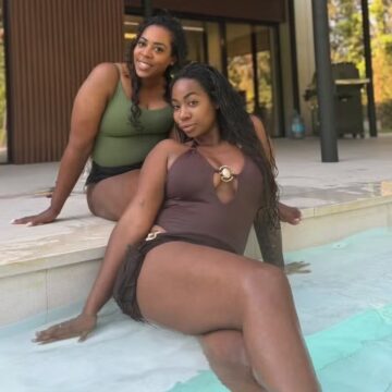 Mãe e irmã de Vini Jr. posam juntas em foto rara na mansão do jogador em Madri