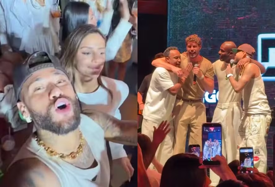 Neymar e Bruna Biancardi celebram aniversário de 40 anos de Bruninho ao lado de famosos