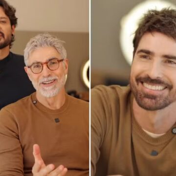 Aos 53 anos, Reynaldo Gianecchini abandona os grisalhos e muda o visual; confira