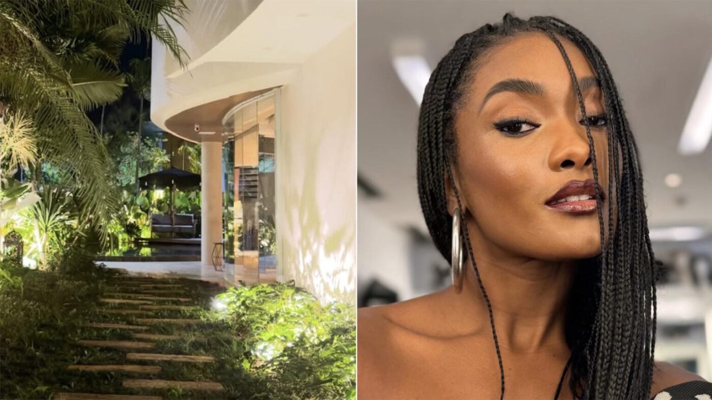 Solteira após polêmica, Erika Januza vive em mansão de 3 andares rodeada pela natureza